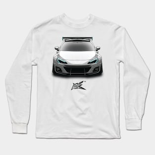 subaru brz wide white Long Sleeve T-Shirt